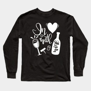 In Love With Wine Long Sleeve T-Shirt